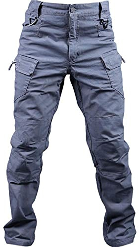 Loeay Pantaloni Cargo da Uomo Militari Tattici Casuali Multi Tasche da Combattimento per Lavoro e Arrampicata