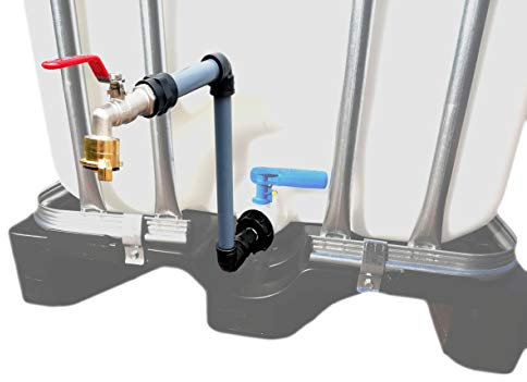 FN-Technik Schwanenhals DN 50 IBC Adapter Container Regenwassertonne Wasserfass GEKA