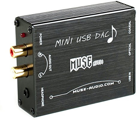 Luftschloss Mini USB DAC Audio Convertisseur USB vers S/PDIF Coaxial Optique Jack 3,5 mm, Carte Son Externe Compatible avec Windows, MAC, Linux, PC, PS5, PS4 iOS Android