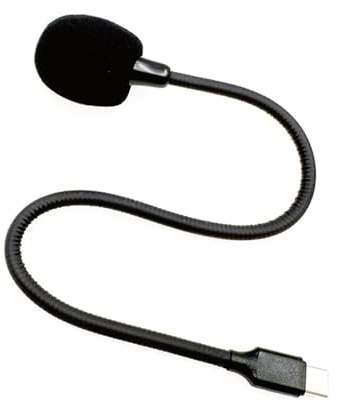 KAHDGSS Microphone de jeu USB C avec annulation du bruit et col de cygne réglable condensateur omnidirectionnel pour PC/portable/réunions Conférence Flexible