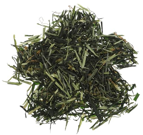 DECOMELODY Foin D’orge Vert Naturel 300 G pour Lapins et Petits Animaux, Riche en Fibres Digestion Optimale, Alimentation Saine pour Cobayes, Chinchillas et Rongeurs D’intérieur