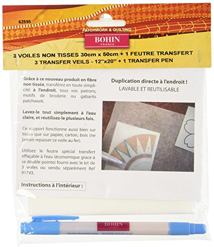Bohin Transfer Veil & Pen Set