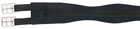 PFIFF 101301 Sangle de Selle rembourrée en Coton Noir 80-140 cm