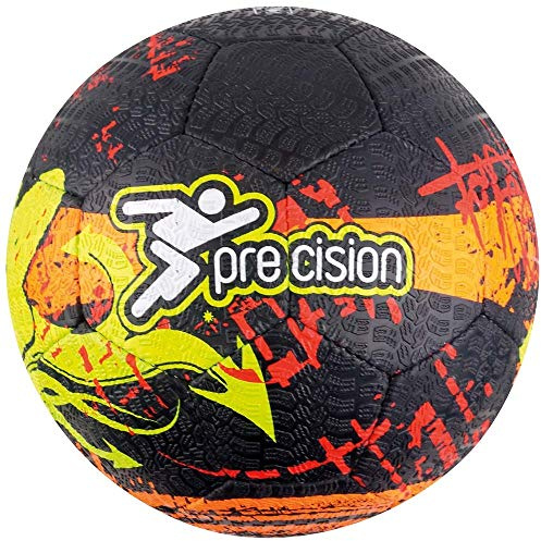 Precision Training Street Mania Hard Ground Football - Size 5 - Green/Black