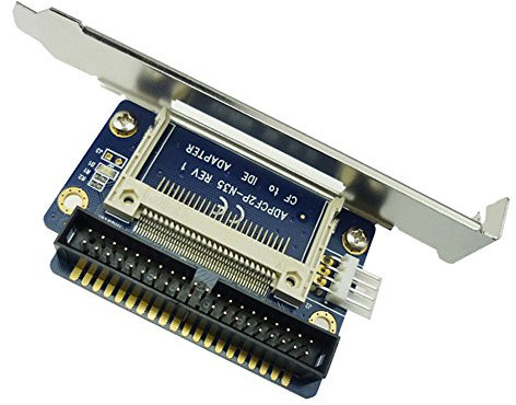 H&D Hyaline&Dora High Speed CF to 40 Pin Male IDE Adapter CF to IDE HDD SSD Converter with Bracket