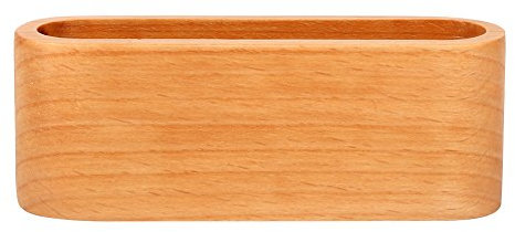 Visitenkartenhalter aus Holz, Aufbewahrungsbox für Büro, Namenskartenhalter, Ständer für Schreibtisch