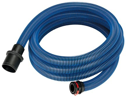 Bosch 1x PRO Antistatischer Schlauch mit Bajonettverschluss (für GAS 400 A und GAS 12-40 MA, Länge 4m, ⌀ 28mm, Professional Zubehör Staubsauger)