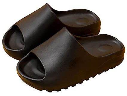 ERLINGO Ultra-Soft Pillow Slides Slippers Lightweight Thickened Quick-Drying Shower Shoes for Men Women Non-Slip Casual Home Pillow Slides Platform Slide Sandals for Indoor and Outdoor