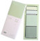 Grün Liniert Haftnotizen Set, 240 Blatt Pastell Sticky Note Pads, Selbstklebende Index Tabs Memo Notizblöcke für Schule, Büro und Zuhause