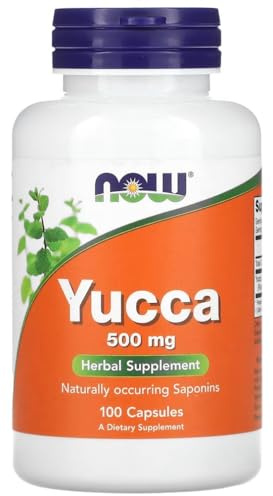 Now Foods – Yucca 500mg | Joint Health and Inflammation Relief – 100 Capsules