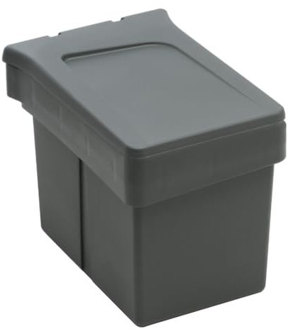 Shurity Pattumiera Raccolta differenziata ad anta con coperchio apri e chiudi 15 Litri Dif