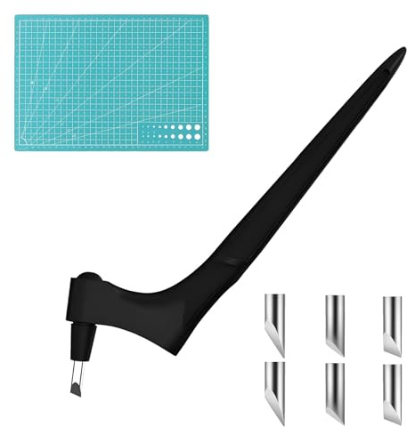 8Pcs Craft Tools, Rotating Craft Tool for Handcrafting and Craftsmanship, It Can Rotate from Multiple Angles, Easy to Operate, Widely Applicable, It is a Companion for Artisans (Black)
