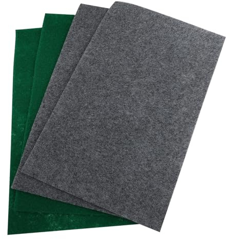 UTHCLO Alfombra para Terrario de Reptiles Revestimiento Absorbente, Sustrato para Tortugas y Geckos de Poliéster, 4 Piezas 50x30 Cm, Uso en Terrarios de Mascotas y Hábitats Terrestres