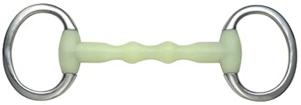 Shires - Mors à Olives EQUIKIND (12,7 cm) (Vert Clair)