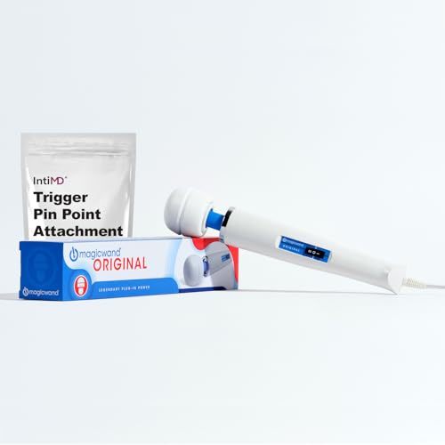 Original Magic Wand by Vibratex with IntiMD Trigger Pin Point Attachment