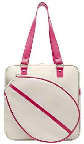 Gcroet Borsa da tennis racchetta da tennis, borsa da tennis leggera, zaino da tennis grande per uomo e donne per tenere racchetta da tennis, racchetta di badminton, racchetta da squash, palle e