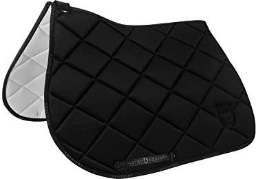 Equestro Silla de montar modelo GP con logotipo completo, fucsia