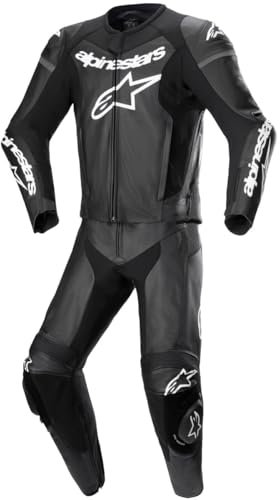 Alpinestars GP Force Lurv 2PC Suit - Tuta in pelle per moto, 2 pezzi, 54, Nero