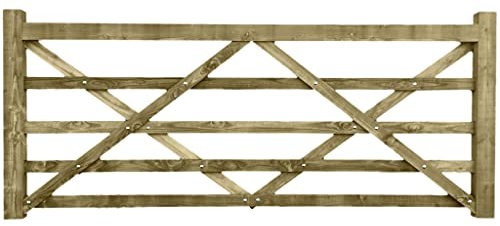 Larice in legno di larice, 5 barre, per cancelli agricoli, varie misure (1,5 x 0,5 m)