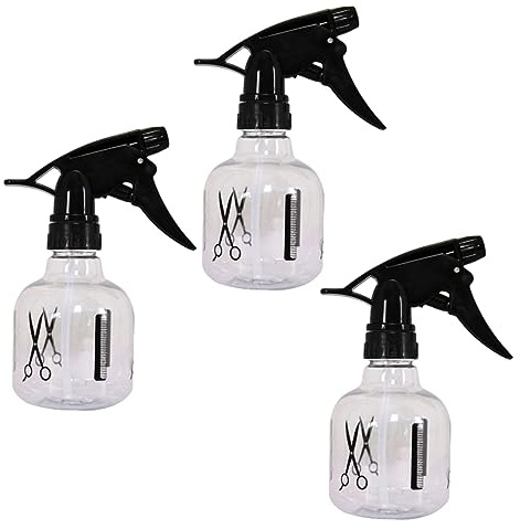 Veemoon 3 piezas Botellas de Spray Multifuncionales Pulverizador Portátil para Peluquería Riego de Flores y Doméstico Plástico Duradero Diseño Compacto para Viaje y Hogar