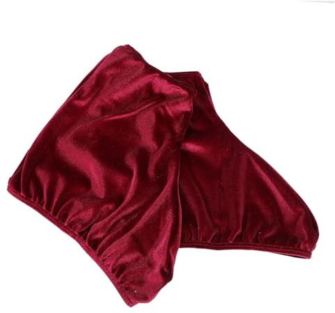 Toddmomy Copristivali da Pattinaggio Artistico Comodi in Poliestere Resistente Set Colore Rosso Scuro Protezione Pratica per Scarponi da Hockey e Ghiaccio Uso Sportivo