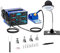 Stamos Soldering Lötstation S-LS-17 Lötkolben-Set 75 W Lötkolben 650 W Heißluftkolben 480 °C Temperatur Set Entlöten