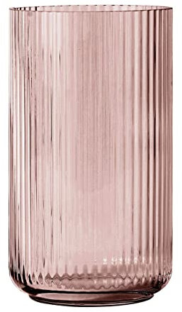 Lyngby Porcelæn Vase H20.5 cm Lyngby aus mundgeblasenem Glas zeitlos, rot
