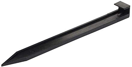 EasyFlex 10 in. Landscape Anchoring Stake Pack - 10 Ct., Black