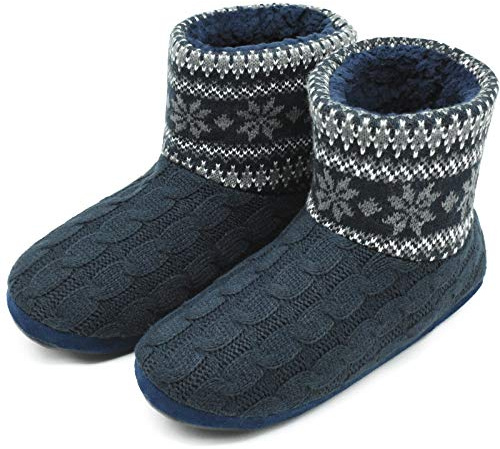 COFACE Mens Slipper Boots Comfy Winter 2025 Booties Slippers for Men Size 12 Fluffy Warm Lining Slipper-Socks Man House Shoes Indoor