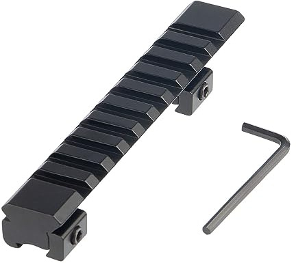FOCUHUNTER Adaptateur de Base pour Montage de Rail 11mm to 20mm Weaver/Picatinny pour la Lunette de Visée Tactique en Aluminium de Lunette de Visée pour Airsoft