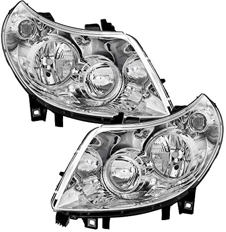 Halogen Scheinwerfer Set links & rechts Hauptscheinwerfer Frontscheinwerfer H7/H1 PY21W W5W ohne Lampenträger für Model Ducato Pritsche/Fahrgestell 250 250_ 290_ Boxer Bus