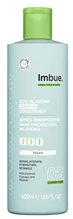 Imbue Coil Rejoicing Leave-in-Conditioner für Locken - Vegan und 'Curly Girl'-Methode freundlich, 400ml