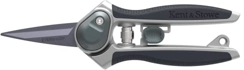 Kent & Stowe Sécateur - Sécateur à fleurs avec lames brevetées Eversharp en acier au carbone - Outil de coupe pour fleurs et herbes - Garantie 10 ans