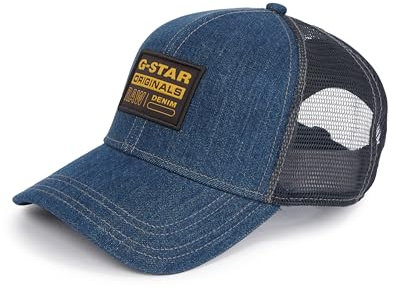 G-STAR Para Hombre Gorra De Rejilla Denim Embro Baseball, Azul (worn in sentry blue D21247-D536-G334), PC
