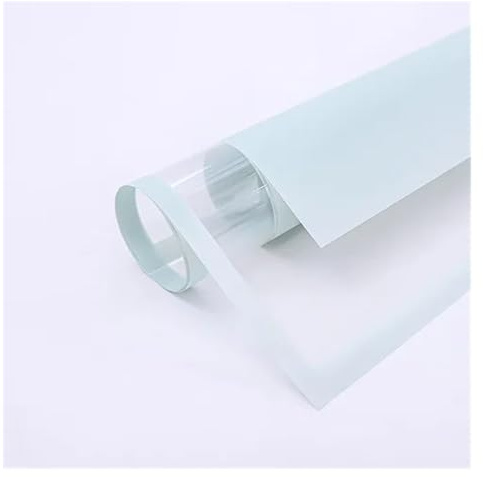 WENH 20 ST Transparent förpackningspapper for färgglad kant, rent och enkelt Blomsterförpackningspapper Blomsteraffär Presentförpackning plastpapper(Color 005)