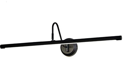 Bildljus för vägg, Bildljus, fotoramsljus med fjärrkontroll, sladdlös bildlampa for målning, dimbar LED-konstdisplaylampa for dartväggkonstporträtt - svart för Hem, Hotell(43cm(16.9 inch),Blanc doux)