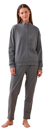Noidinotte - Completo Invernale Donna in Micropile Articolo Grey - XL Grigio