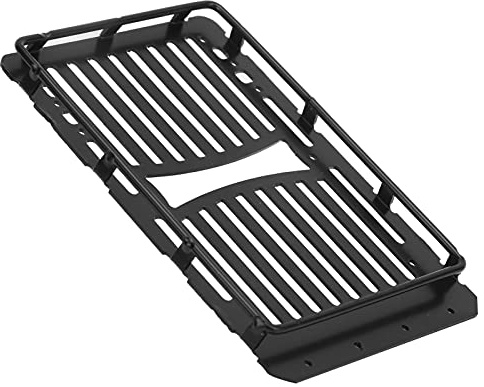 SPYMINNPOO RC Car Roof Rack, Decorative Space Expander for Wrangler/Axial SCX24, Durable Iron Black Luggage Carrier 3.9 X 2.6 X 0.3in