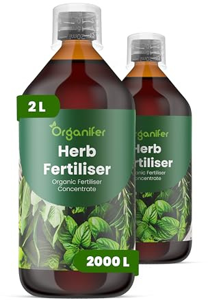 Fertilizzante liquido organico 2x1L per erbe – radici forti e piante sane – Organifer