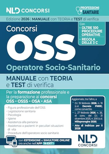 Manuale OSS 2026. Teoria e quiz per concorsi e la formazione di Operatore Socio Sanitario (oss, osa, asa). Con espansione online