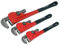 Pipe Wrench Set 3pc 10-12-18in. (Soft Grip Sleeve)