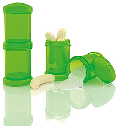 Twistshake - Dosificador de leche en polvo verde