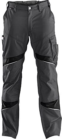KÜBLER ACTIVIQ Hose HIGH PSA 2 – Hose mit ergonomischer Linienführung und Knieschutztaschen aus Cordura® anthrazit/schwarz Gr. 46