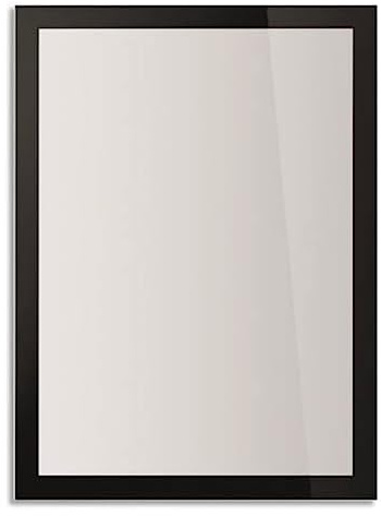 Durable DURAFRAME SUN Static-Cling Magnetic Frame | A4 Format in Black | Pack of 2 Frames | UV and Heat Resistant | Ideal for Retail Shop Windows