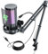 Gaming Microphone Kit USB for Recording Streaming Podcast Condenser Microphone with Mic Boom Arm Stand Pop Filter Mute Gain Function RGB Mic to PC Smartphone PS4 PS5 Laptop