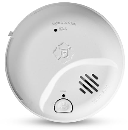 First Alert Combination Smoke & Carbon Monoxide Alarm, Interconnect Hardwire Detector with Battery Backup, SMICO100-AC, 1-Pack