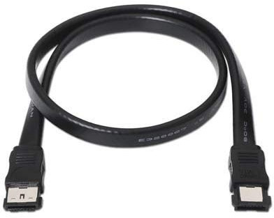 watiowave Câble E-SATA vers E-SATA externe 1 mètre, haute vitesse, idéal pour la connexion de disques durs externes et le transfert de données rapide.