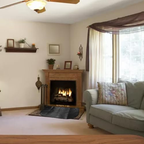 Tapis de protection thermique ignifuge pour protéger les sols des feux de charbon accidentels dans différents paramètres (50 x 100 cm)