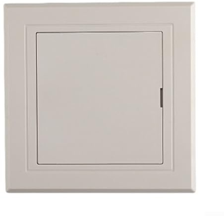 Copertura per porta di ispezione con maniglia e griglia di ventilazione per tubi fognari, progettato per la manutenzione di impianti idraulici, riscaldamento e ventilazione (250 x 250)
