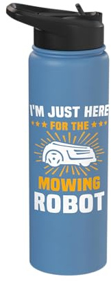 Lawn Mowing Robot Lawnmower Lawn Mower Stainless Steel Insulated Water Bottle
